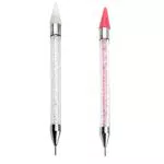 Jinlaili 2PCS Penna per Strass Nails, Penna per Punteggiatura