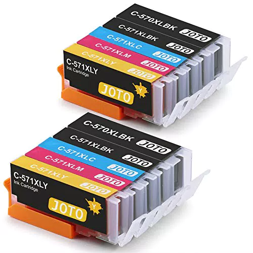 JOTO Cartucce d'inchiostro Alta Capacità Compatibile per Canon Pixma MG5750 MG5751 MG5752 MG5753 TS5050 TS5051 TS5053 TS5055