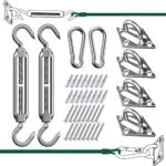 Kit di Fissaggio per Vela Parasole - Acciaio Inossidabile Kit di Fissaggio per Tenda a vela