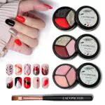 LACOMCHIR Smalto Semipermanente Set Smalto per unghie 3 in 1 Gel Crema Solida
