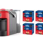Lavazza, A Modo Mio Jolie, Macchina per Caffè con 64 Capsule Crema e Gusto Classico Incluse
