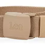 Lee Logo Webbing Belt Cintura, Sand, W100 / L00 Uomini