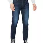 Lee Rider Cropped Jeans Uomo, Blu, 42IT()