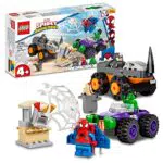 LEGO 10782 Marvel Spidey e i Suoi Fantastici Amici Resa dei Conti tra Hulk e Rhino