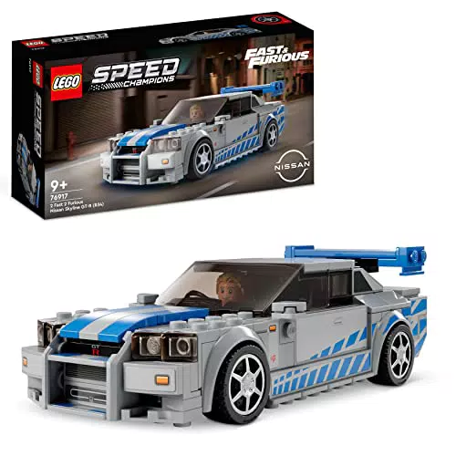 LEGO 76917 Speed Champions 2 Fast 2 Furious Nissan Skyline GT-R Macchina Giocattolo