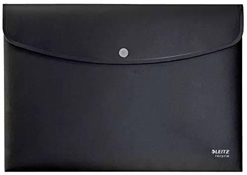Leitz Porta Documenti con Chiusura a Bottone, Formato A4