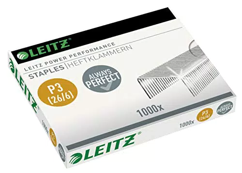 Leitz Punti per pinzatrice in Acciaio galvanizzato, Confezione da 1000 punti