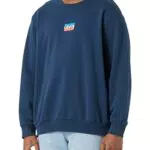 Levi's Standard Graphic Crew, Felpa Uomo, Mini Sportswear - Dress Blues