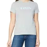 Levi's The Perfect Tee STARST Maglietta, Seasonal Mv Logo Starstruck Heather Grey