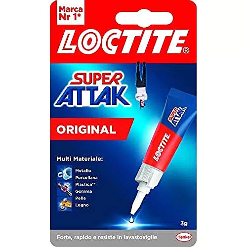 Loctite Super Attak Original, Colla liquida trasparente