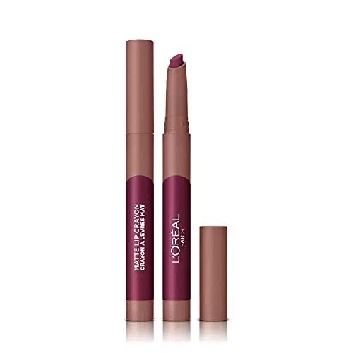 L'Oréal Paris Infallible Very Matte Lip Crayon, Rossetto Effetto Opaco