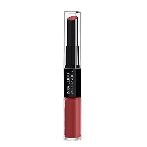L’Oreal Paris Rossetto 2 Step Infallible 24H, Lunga tenuta e idratazione