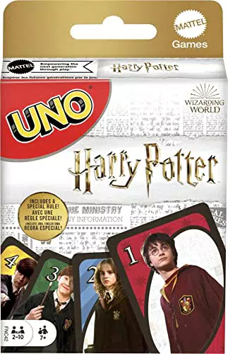 Mattel Games - Gioco di Carte UNO Harry Potter, l'Iconico Gioco di Carte per Tutta la Famiglia con i Personaggi del Mondo di Harry Potter