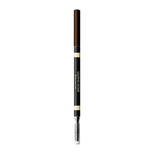 Max Factor - Matita Sopracciglia Brow Shaper con Punta automatica e Pettinino - 030 Deep Brown
