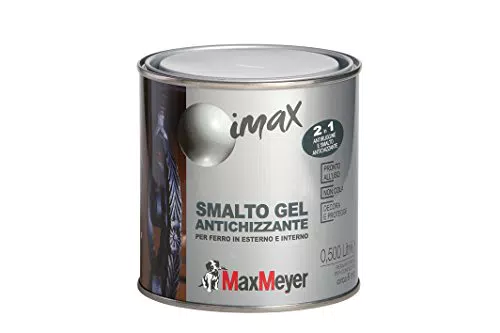 MaxMeyer Smalto ferro antiruggine a Solvente Antichizzante NERO GRAFITE 0