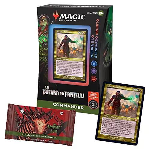 Mazzo Commander con bordo retrò di Magic: The Gathering - La Guerra dei Fratelli