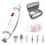 medisana MP 840 set per manicure e pedicure elettrica con 7 accessori per la cura delle unghie