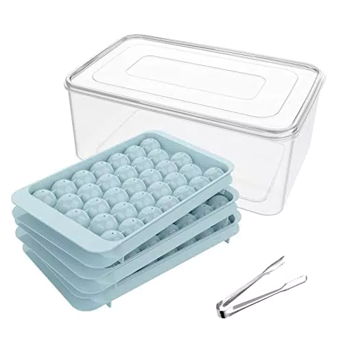 Miaowoof Mini stampo per palline di ghiaccio (2 confezioni) (blu)