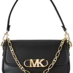 Michael Kors MD Conv POUCHETTE Shldr, Borsa Donna, Black