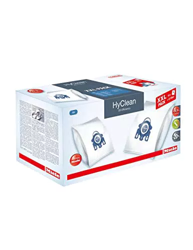Miele 10408410 GN HyClean 3D Sacchetti per Aspirapolvere, per Mantenere la Polvere all'Interno dell'Aspirapolvere, 4 Confezioni XXL, Ricambio Originale