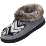 Mishansha Pantofole Invernali unisex in Morbido Peluche con Suola in Gomma Antiscivolo