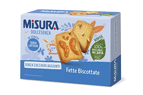 Misura Fette Biscottate Dolcesenza, Confezione da 320 grammi