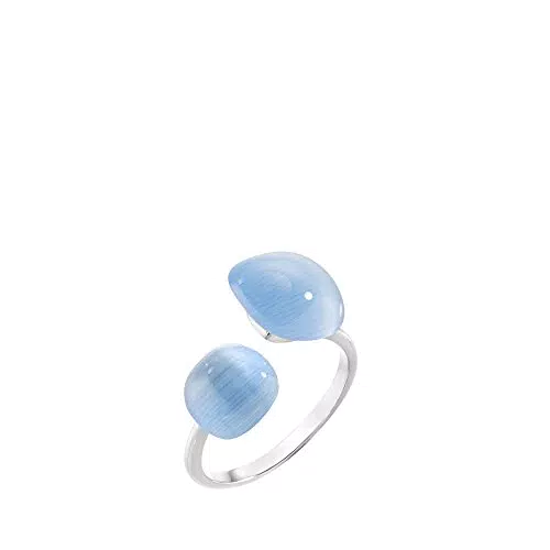 Morellato Anello da donna, Collezione Gemma, in argento 925 e pietre Cat Eye