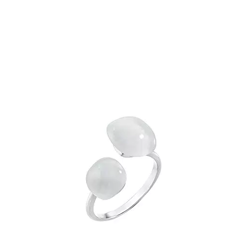 Morellato Anello da donna, Collezione Gemma, in argento 925 e pietre Cat Eye