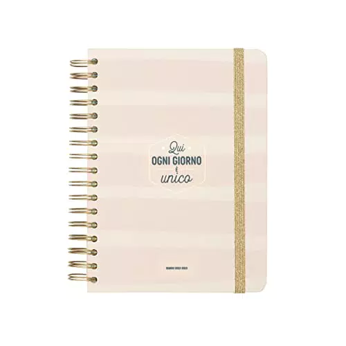 Mr.Wonderful WOA2211974ITZ0 Diario scolastico classico 2022-2023 Giornaliero - Qui ogni giorno è unico