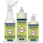MRS MEYER'S Sapone Mani, Detersivo Piatti, Spray Igienizzante, Limone & Verbena