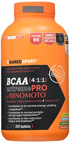 NAMEDSPORT BCAA 4:1:1 extremePRO 310 cpr - Integratore di Aminoacidi a catena ramificata Ajipure al massimo stato di purezza