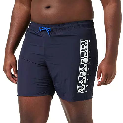 NAPAPIJRI V-Box Costume da Nuoto Uomo, blu, S