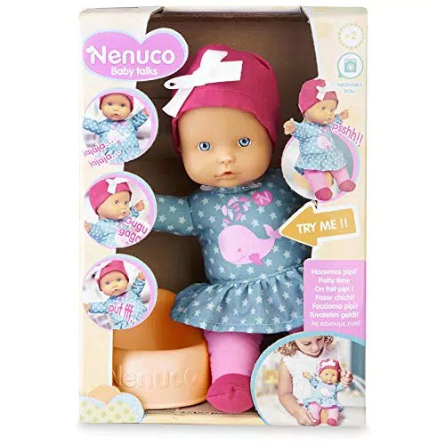 Nenuco - Baby Talks Facciamo Pipì! Bambola con Suoni