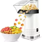 Nictemaw Macchina per popcorn 1200 W aria calda popcorn Maker senza grasso e olio
