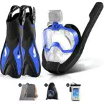 Odoland Set da Snorkeling con Maschera da Sub Integrale