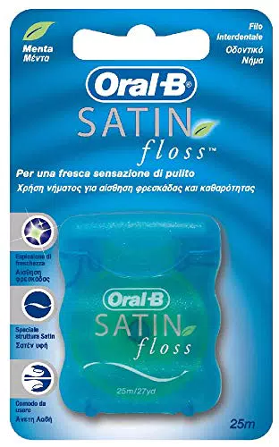 Oral-B Satin Floss, Filo Interdentale, 1 Confezione da 25 metri