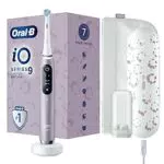 Oral-B Spazzolino Elettrico Ricaricabile iO9, 1 Testina, 1 Astuccio Magnetico, 1 Custodia da Viaggio Ricaricabile, 1 Unita' (Confezione da 1), Rosa Quarzo