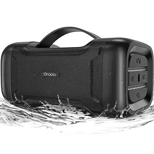 oraolo Cassa Bluetooth Bass, Portatile Stereo Wireless Altoparlante
