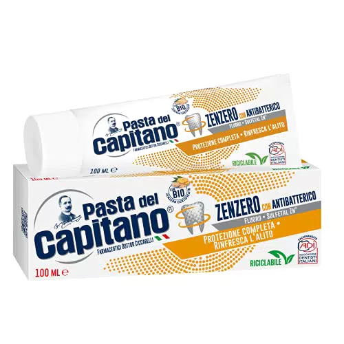 Pasta del Capitano Dentifricio Zenzero con Antibatterico