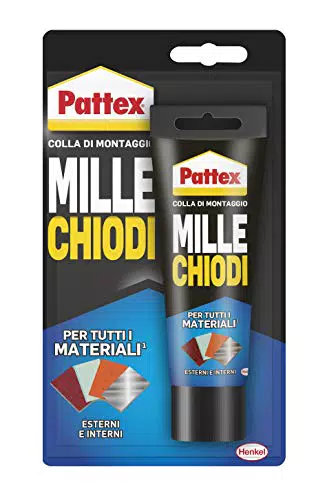 Pattex Millechiodi Esterni & Interni, adesivo extra forte