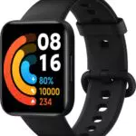 POCO Watch (Black), Misurazione SpO2, Battito Cardiaco, Display AMOLED da 1,6, GPS, Resistenza all'acqua ATM, Nero, Versione Italiana