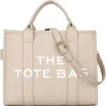 Ponfum The Tote Bag Borse per Donna in Pelle con Cerniera