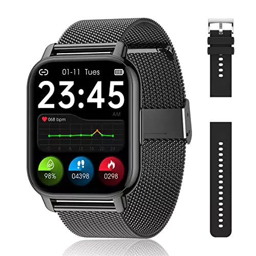 Popglory 1.85" Smartwatch Chiamate e Assistente Vocale