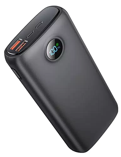Power Bank 27000mAh, SNOMH 22.5 W PD3.0 QC4.0 Ricarica Rapida Batteria Esterna, 3A USB C Caricatore Portatile con LED Display Digitale, 3 Uscite e 2 Ingressi per iPhone, Samsung, HUAWEI, Xiaomi, iPad