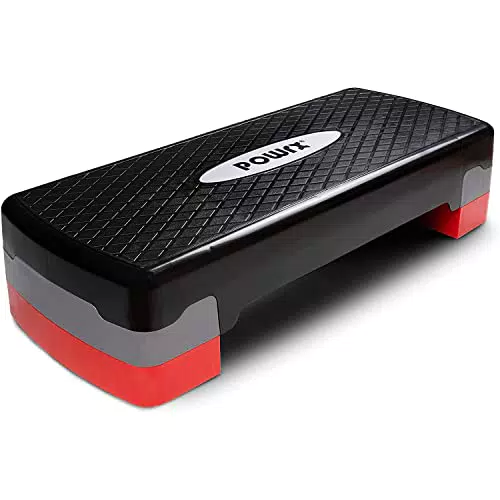 POWRX Stepper fitness ideale per esercizi in casa + PDF workout
