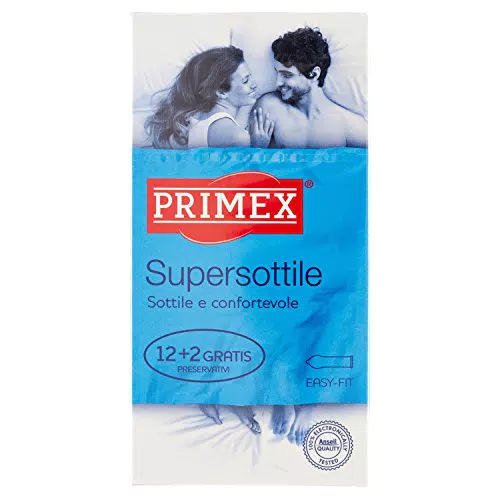 Primex Supersottile Preservativi, Confezione da 14