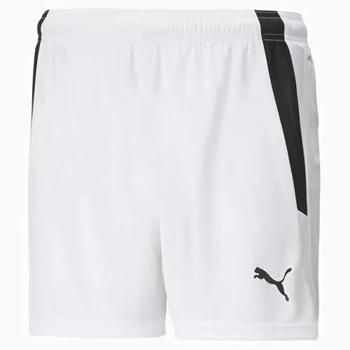 Puma 4063699144475 teamLIGA Shorts W Pantaloncini Donna Puma White/Puma Black
