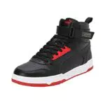 PUMA Gioco Rbd, Scarpe da Ginnastica Uomo, Piatto Grigio Scuro Nero per Tutti i Tempi Rosso Oro