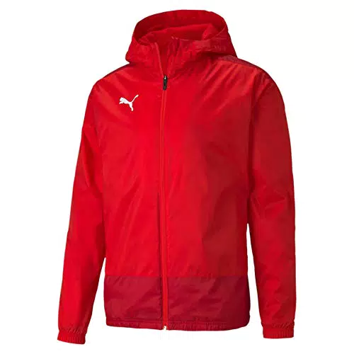 Puma Teamgoal 23 Training Rain Jr, Giacca Bambino, Rosso