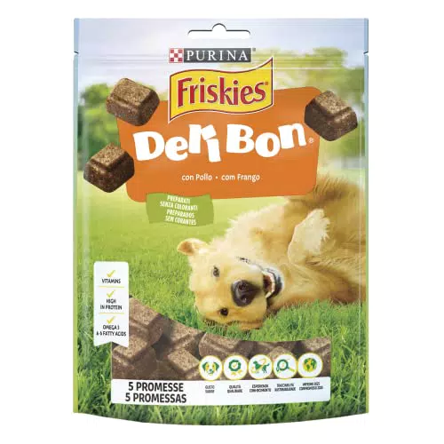 Purina Friskies Delibon Snack Cane Deliziosi Bocconcini con Pollo